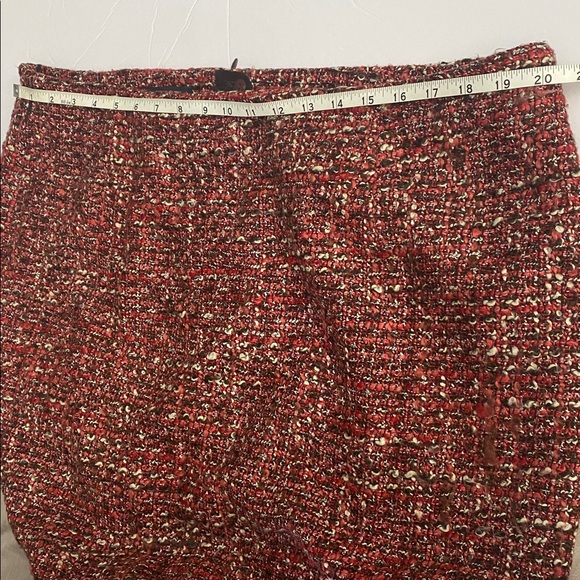 Talbots Wool Red Tweed Pencil Skirt $119 - Picture 8 of 9